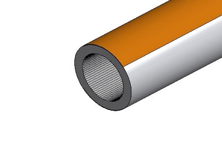 Speed-pipe 14x2,0 ground orange (1.500m/touret)