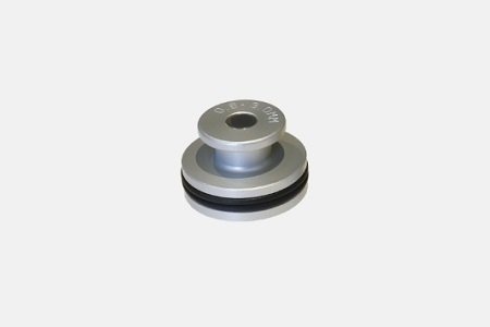 V0 aandrijfwiel met zwart rubber <3mm (V0 tot 12/2022)