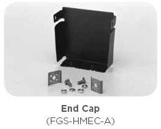 FGS-HMEC-A /PCE Fiber Guide System  End Cap  4x4 fittings