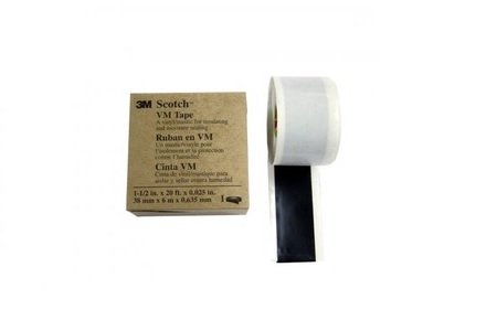 Ruban mastic vinyle noir 19 mm x 6,10 m