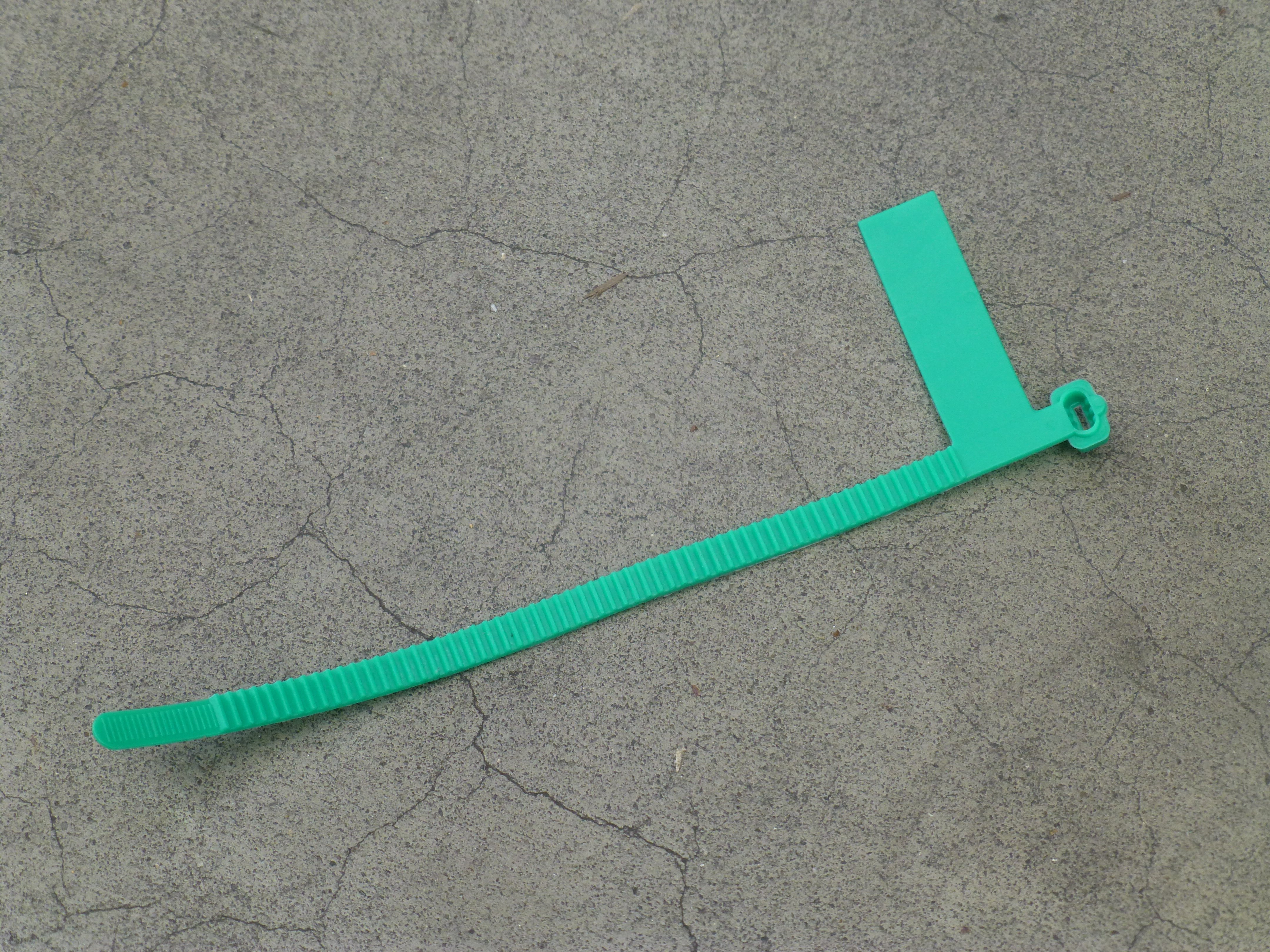 Marking label - groen - L=230mm, zonder opdruk