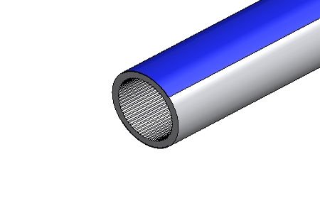 Speed-pipe 10x1,0 blauw (2.500m/haspel)