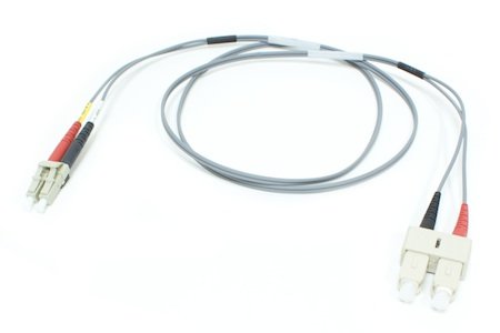 Patchcord LC/UPC-SC/UPC Duplex OM2 (50/125) 1M (1,6mm/Oranje)