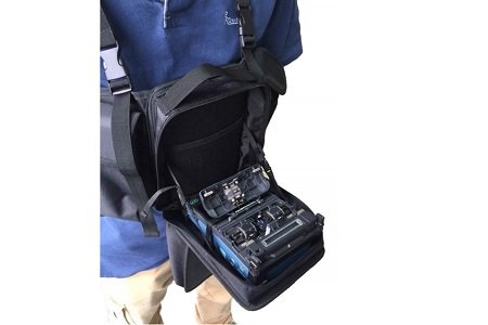 F-Bag fusion splicer soft carry case mobile work station