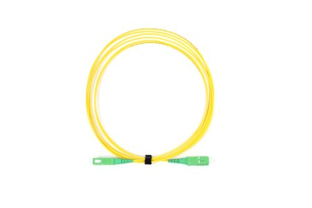 Patchcord SC/APC8°-SC/APC8° Simplex G657A2 3M (1,8mm/Geel)