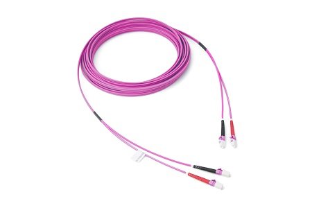 Patchkabel LC/UPC-LC/UPC Duplex OM4 (50/125) 10M (2,8mm/Magenta)