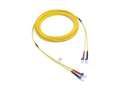 Patchcord LC/UPC-LC/UPC Duplex G657A2 10M (2,8mm/Yellow)