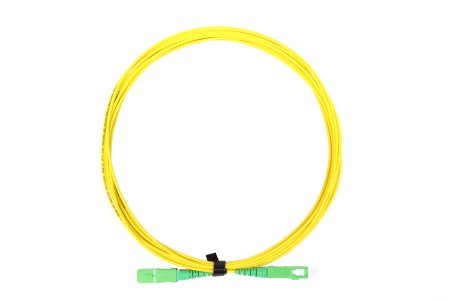 Patchcord SC/APC8°-SC/APC8° Simplex G657A2 5M (1,8mm/Geel)