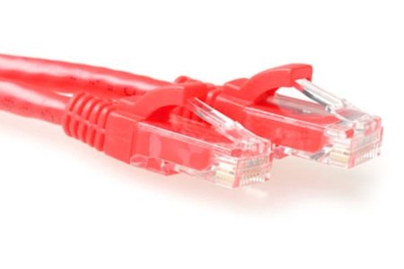 PIMF patchkabel Cat. 6a, rood, L=2,0m