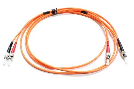 Patchcord ST/UPC-ST/UPC Duplex OM1 (62,5/125) 2M (1,8mm/Grijs)