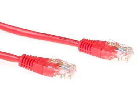 UTP patchkabel Cat6, rood, L=10,0