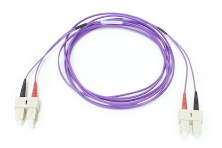 Patchcord SC/UPC-SC/UPC Duplex OM3 (50/125) 3M (1,6mm/Aqua)