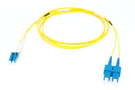 Patchkabel SC/UPC-LC/UPC Duplex G657A2 2M (1,8mm/Gelb)