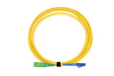 Patchcord SC/APC8°-LC/UPC Simplex G657A2 5M (1,8mm/Yellow)