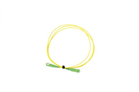 Cordon de raccordement SC/APC8°-SC/APC8° Simplex G657A2 1,5M (1,8mm/Jaune)