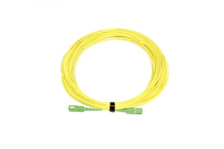 Cordon de raccordement SC/APC8°-SC/APC8° Simplex G657A2 20M (1,8mm/Jaune)