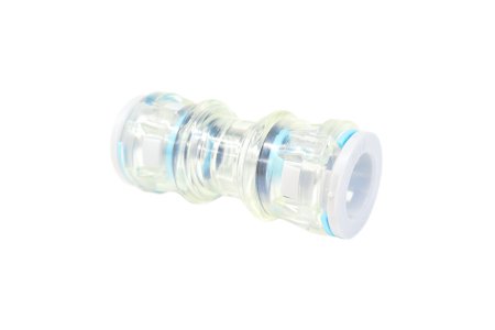 Microfocus 14mm DBL rechte connector met gemonteerde locking clips