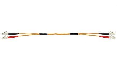 Patchcord LC/UPC-LC/UPC Duplex OM1 (62,5/125) 5M (1,8mm/Grijs)
