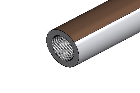 Speed-pipe 12x2,0 ground geelgroen-bruin (2.000m/haspel)