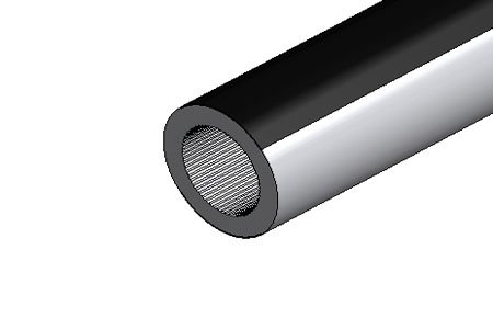 Speed-pipe 12x2,0 ground geelgroen-zwart (2.000m/haspel)