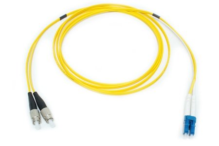 Patchkabel LC/UPC-FC/UPC Duplex G657A2 2M (1,6mm/Gelb)