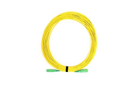 Patchcord SC/APC8°-SC/APC8° Simplex G657A2 30M (1,8mm/Geel)