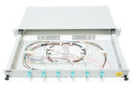 ODF 19" 1U 12xLC/PC (6xLCDX) MM Fully Loaded (OM3)