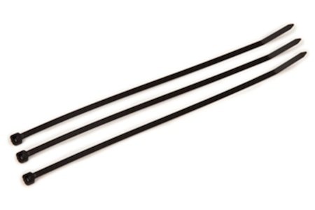 Cable tie black 200x3,6mm (100pc)