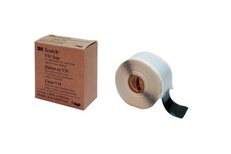 Ruban mastic vinyle noir 38 mm x 6,10 m