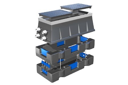 Z-8 C 2M 001 Handhole modulair, gietijzeren deksel