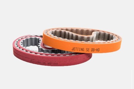 V2 feeding belt kit standard red, pair, 1 top & 1 bottom