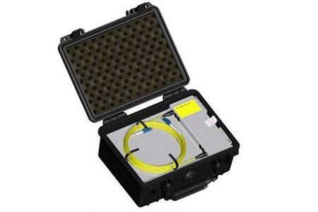 Measuring spool in ruggedized Pelly case, 1x1000m 9/125 G652.D SC/PC-SC/APC