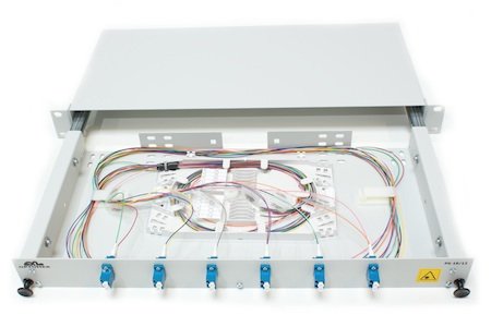 ODF 19"" 1U 12xLC/PC (6xLCDX) SM Fully Loaded (OS2)