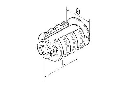 Divisible gasblock endstop 12 Indoor (câbleØ 3,0-5,0) (40pcs)