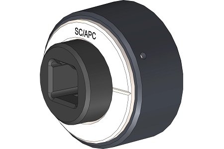 SC/APC Advanced fiber microscope adapter female threaded