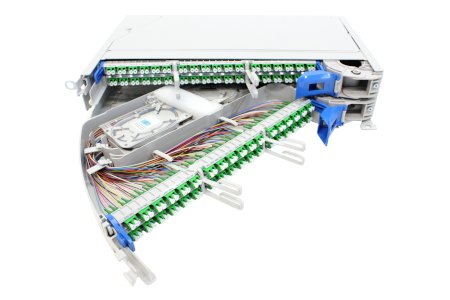 MFPS-JED-P-SIL2-144 MFPS Fiber optic panel 19", 2HU 72 fibers/HU