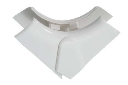 Variabele binnenhoek (85 tot 95°) voor DLP Design wandgoot 50x105mm met dekselbreedte 65mm - Wit
