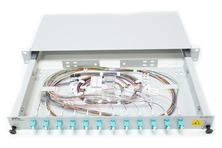 ODF 19" 1U 24xLC/PC (12xLCDX) MM Fully Loaded (OM3)