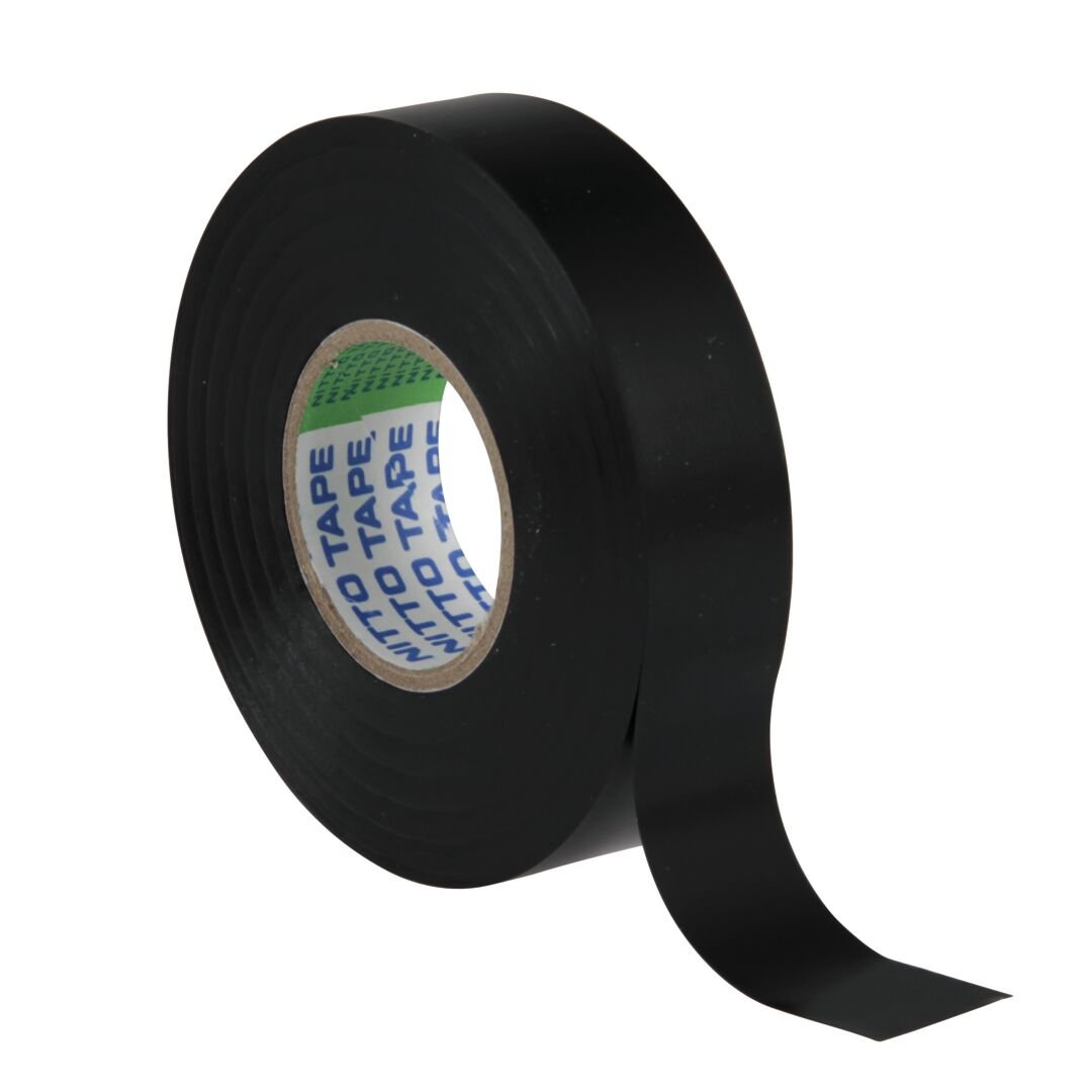 NITTO 21A 19mm x 20m  ZWART PVC KLEEFBAND -  0.20mm dikte
