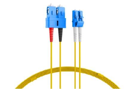Duplex Patchcable LC-SC OS2 G652D 20m LSZH Ø 2mm - Yellow