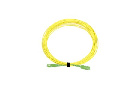 Patchcord SC/APC8°-SC/APC8° Simplex G657A2 10M (1,8mm/Geel)