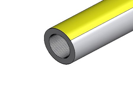 Speed-pipe 12x2,0 ground geelgroen-geel (2.000m/haspel)
