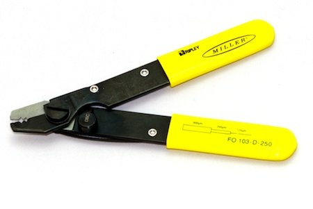 Dual-Hole Fiber Optic Stripper