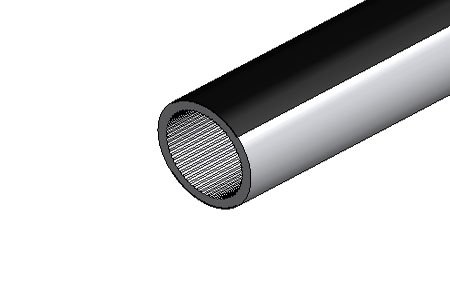 Speed-pipe 10x1,0 zwart (2.500m/haspel)
