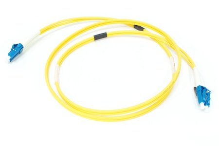 Cordon de raccordement LC/UPC-LC/UPC Duplex G657A2 1M (1,8mm/Jaune)