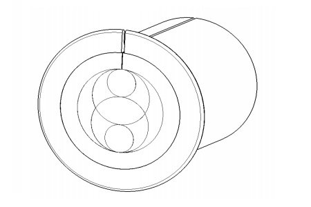 Divisible sand-tight sealing element 50 (24st)