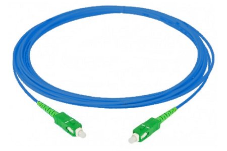 Patchcord SC/APC8°-SC/APC8° Simplex G657A2 0,5M (1,8mm/Geel)