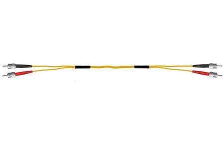 Patchcord ST/UPC-ST/UPC Duplex OM1 (62,5/125) 2M (1,8mm/Grijs)